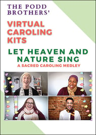 Let Heaven and Nature Sing (A Sacred Caroling Medley) Two-Part choral sheet music cover Thumbnail